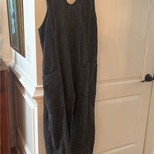 We The Free Charcoal Denim Jumpsuit